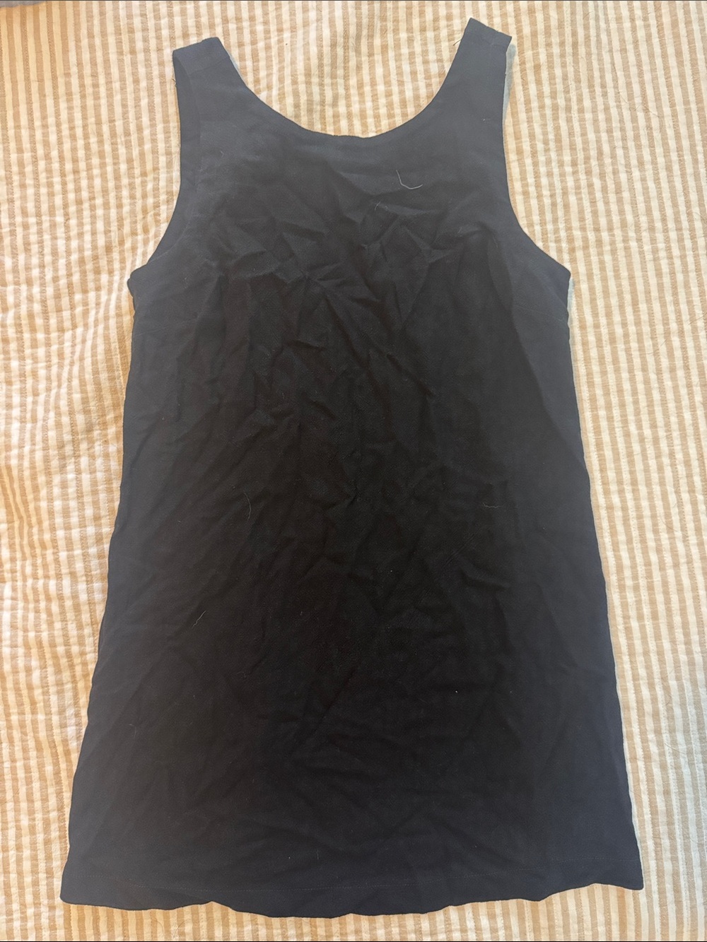 Vici Black Sleeveless Scoop Mini Dress